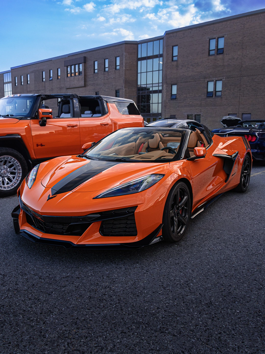 Orange Corvette 